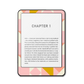 Golden Quilt Kindle and Kobo e-reader skin front mockup