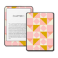 Golden Quilt Kindle and Kobo e-reader skin mockup