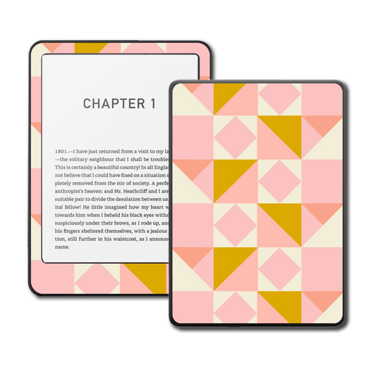 Kindle, Kobo & ColorSoft Skin - Golden Quilt