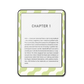 Green Pulse Kindle Kobo skin front