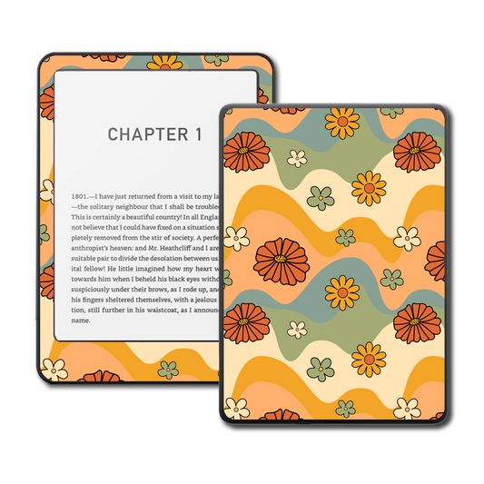 Kindle, Kobo & ColorSoft Skin - Groovy Garden