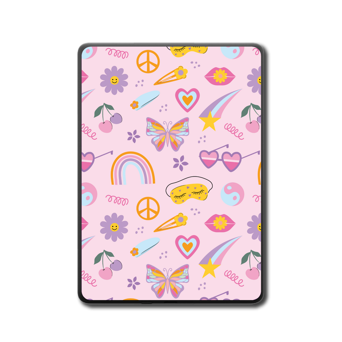Groovy Icons back skin for Kindle, Kobo and ColorSoft e-readers