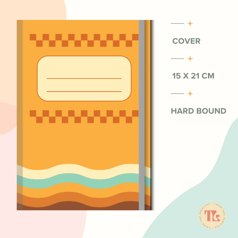 Notepad - Fold Duo Cover - Groovy Retro