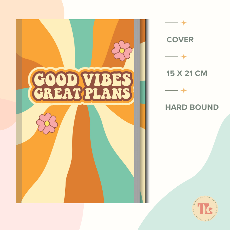 Notepad - Fold Duo Cover - Groovy Retro