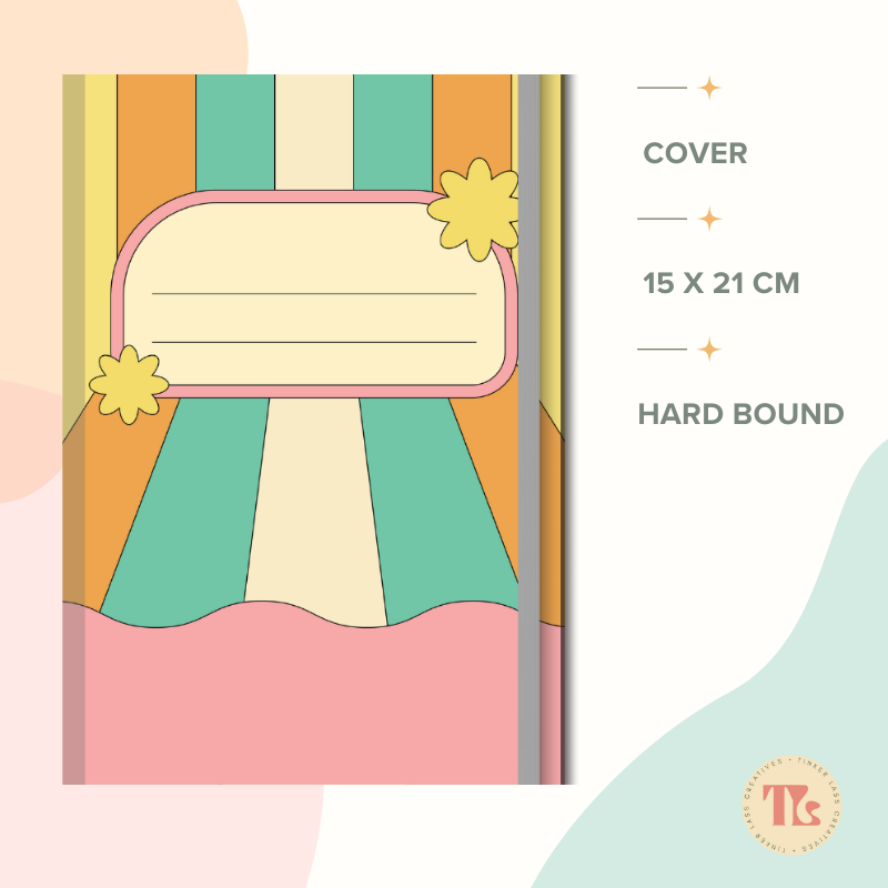 Notepad - Fold Duo Cover - Groovy Retro