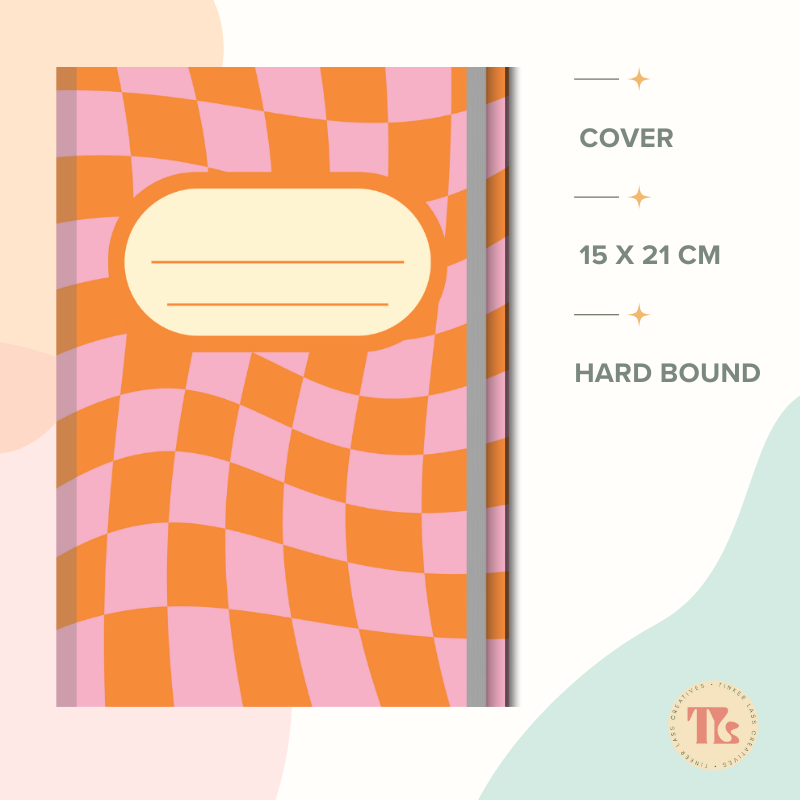Notepad - Fold Duo Cover - Groovy Retro