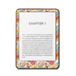 Groovy Waves Kindle, Kobo and ColorSoft e-reader skin - front view