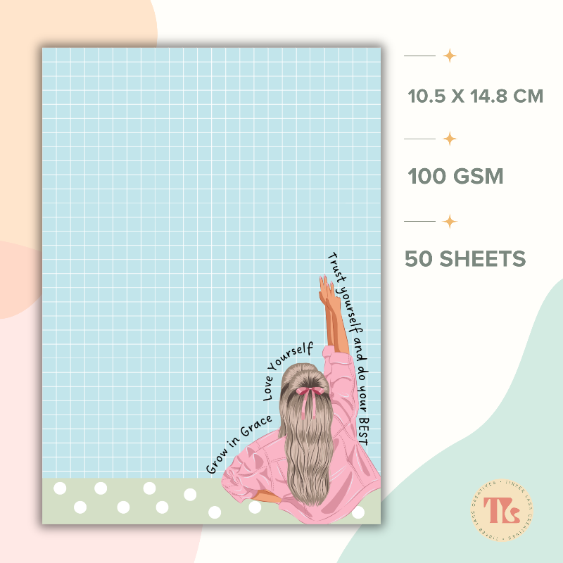 Notepad - A6 - Cute Affirmation Series 01