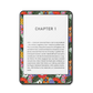 Happy Garden Kindle, Kobo and ColorSoft e-reader skin - front view