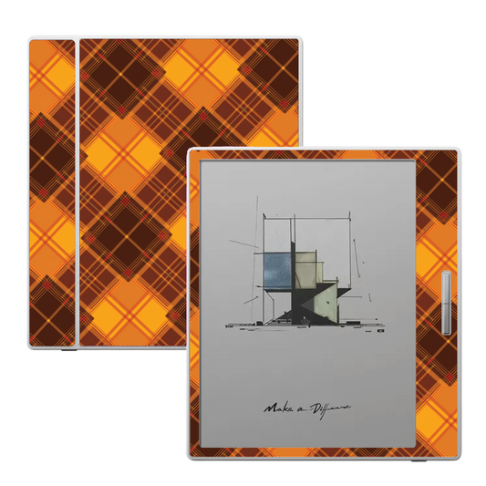 Boox Skin - Harvest Plaid