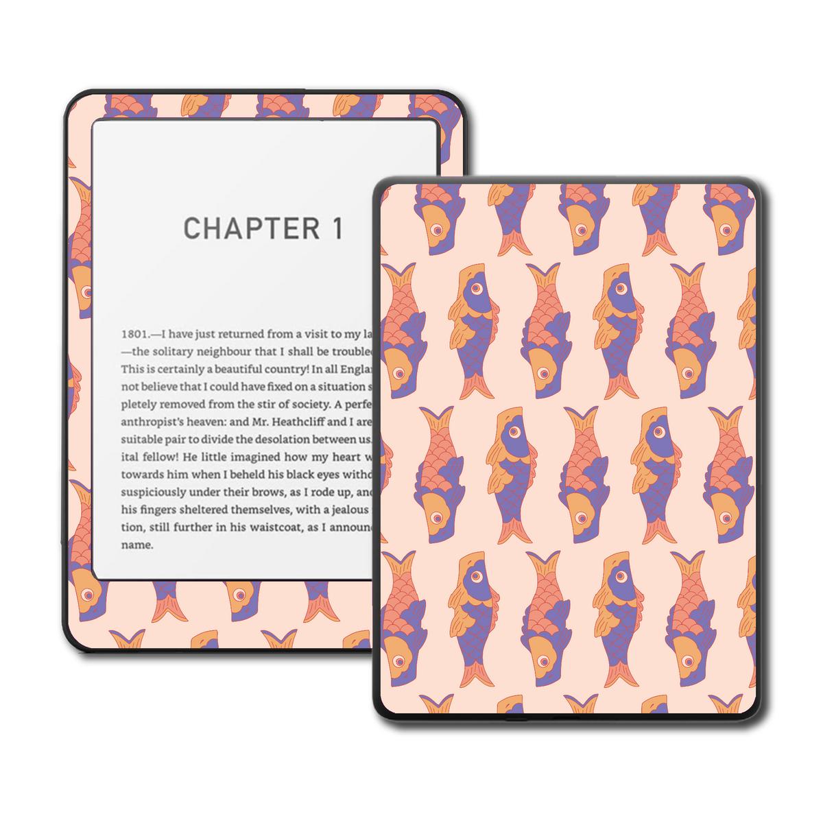 Koi Carnival Kindle and Kobo e-reader skin mockup