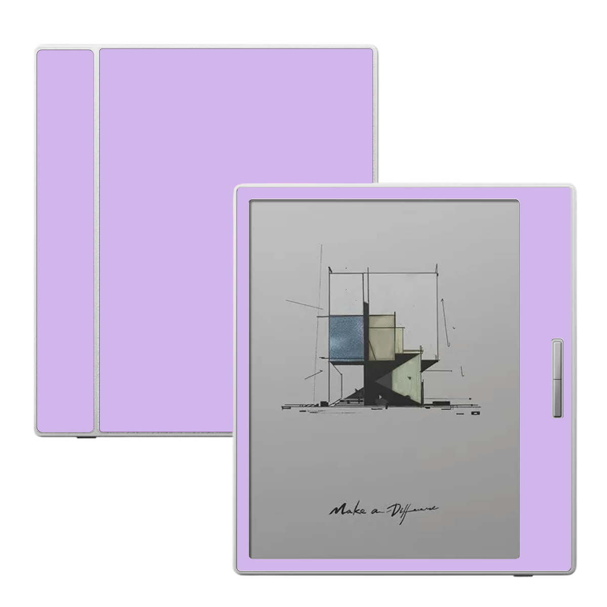 Lavender Cloud pastel purple skin for Boox Go Color 7 and Boox Palma e-readers