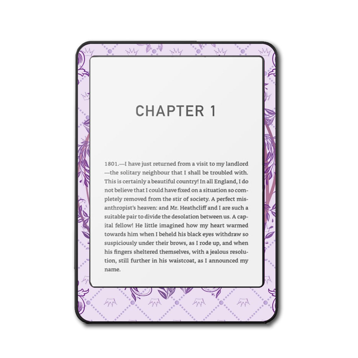 Kindle, Kobo & ColorSoft Skin - Lavender Story On