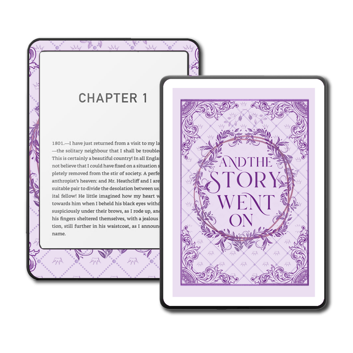 Kindle, Kobo & ColorSoft Skin - Lavender Story On
