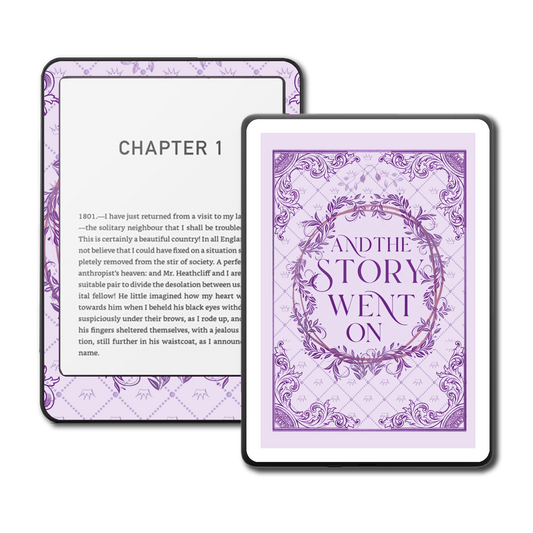 Kindle, Kobo & ColorSoft Skin - Lavender Story On