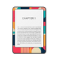 Line Pop Kindle and Kobo e-reader skin front mockup