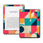 Line Pop Kindle and Kobo e-reader skin mockup