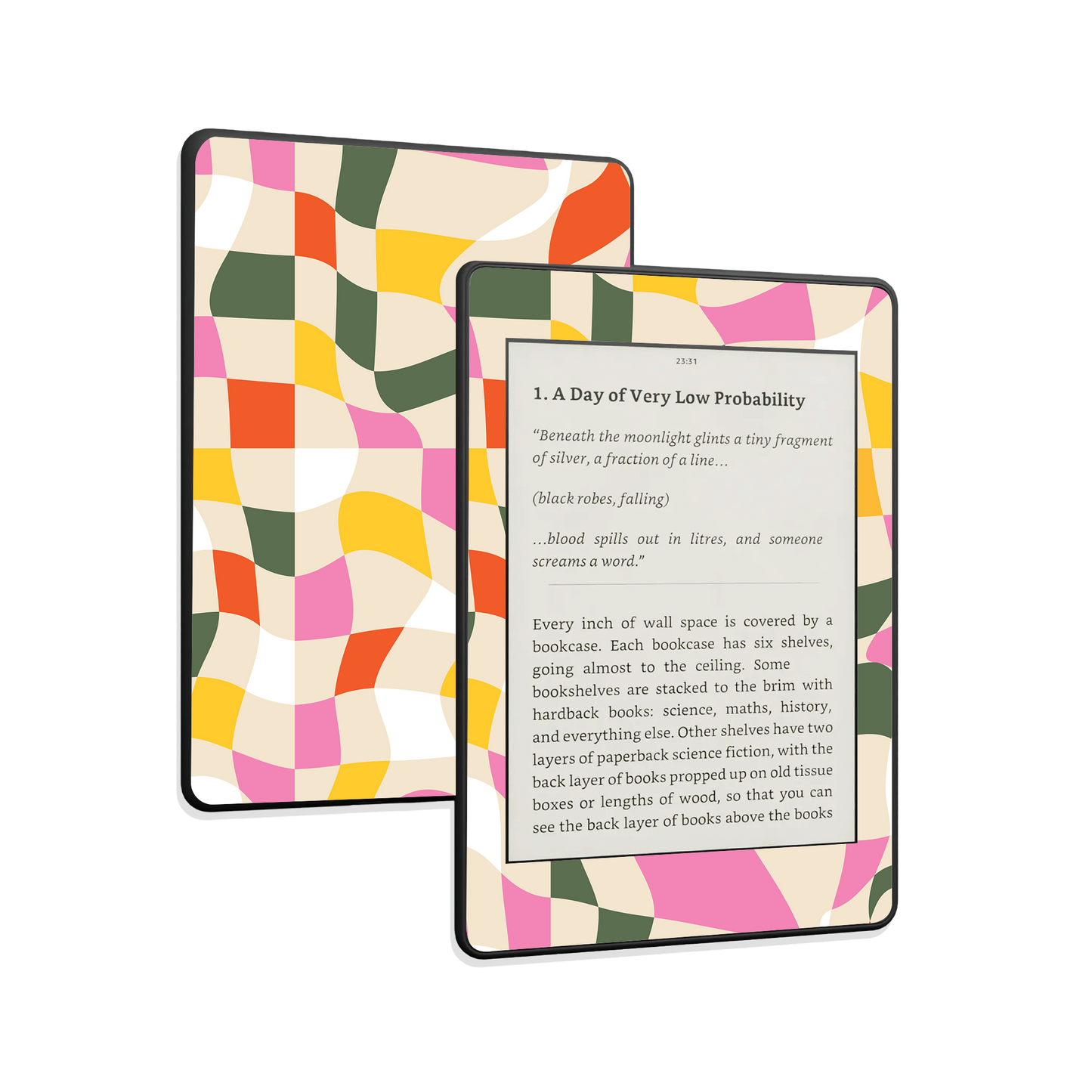Kindle & Kobo Skin - Liquid Grid