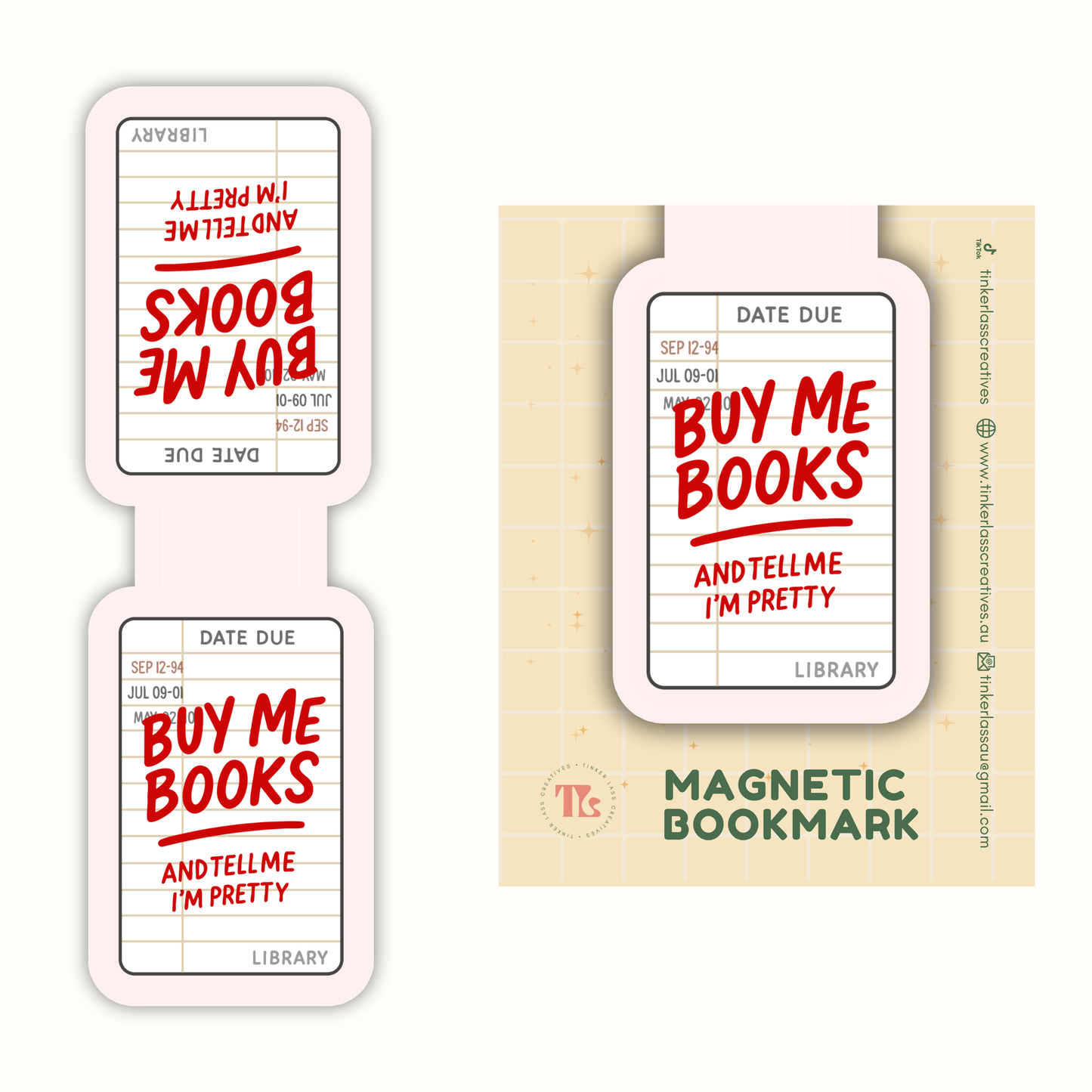 Magnetic Bookmark - Buy Me Books
