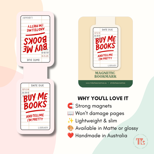 Magnetic Bookmark - Buy Me Books