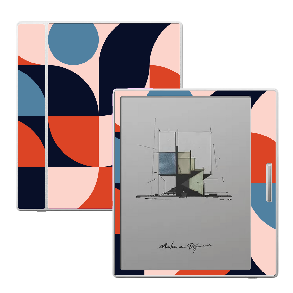 Mod Pop Curve skin for Boox Go Color 7 and Boox Palma e-readers