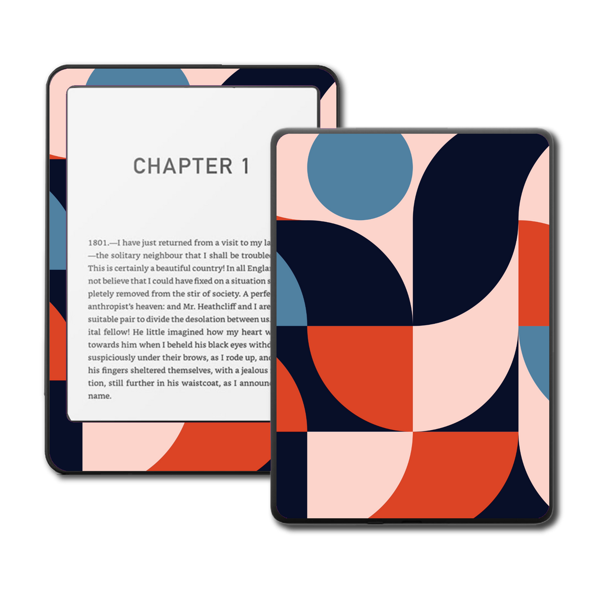 Mod Pop Curve Kindle and Kobo e-reader skin mockup
