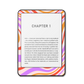 Neon Melt Kindle Kobo skin front
