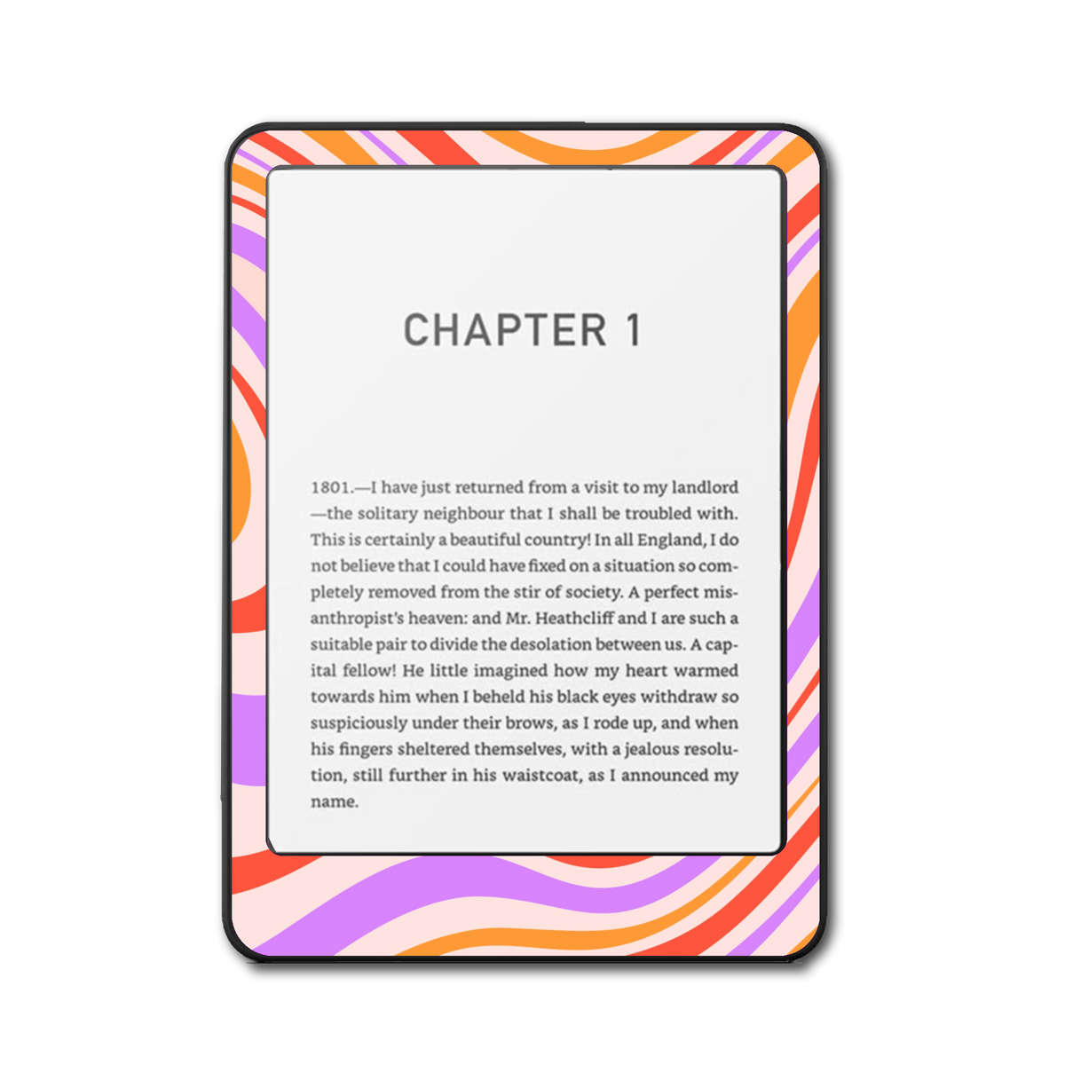 Neon Melt Kindle Kobo skin front