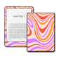 Neon Melt Kindle Kobo skin main mockup