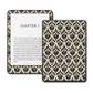Noir Damask Kindle, Kobo and ColorSoft e-reader skin - main view
