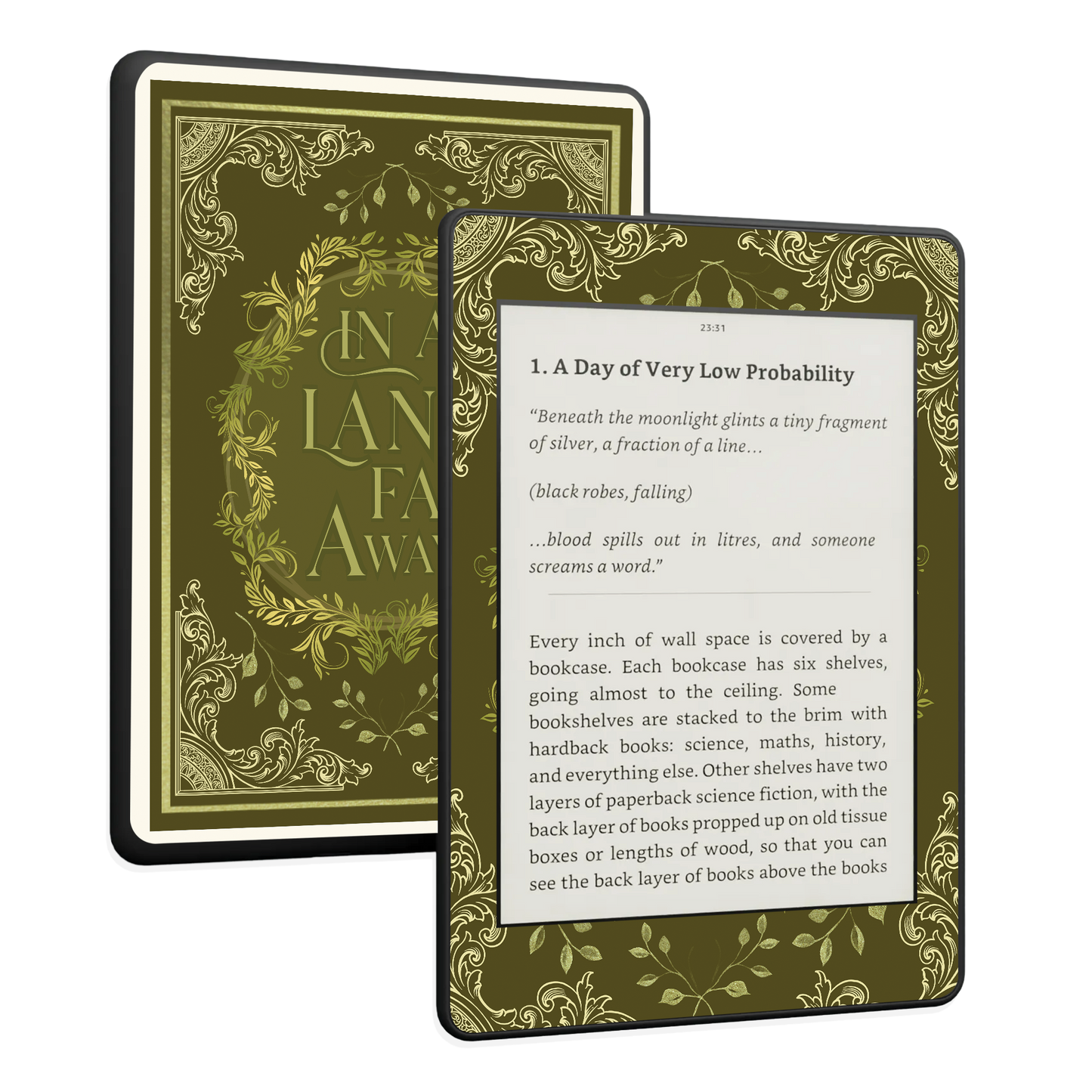 Olive Far Away – Kindle Skin