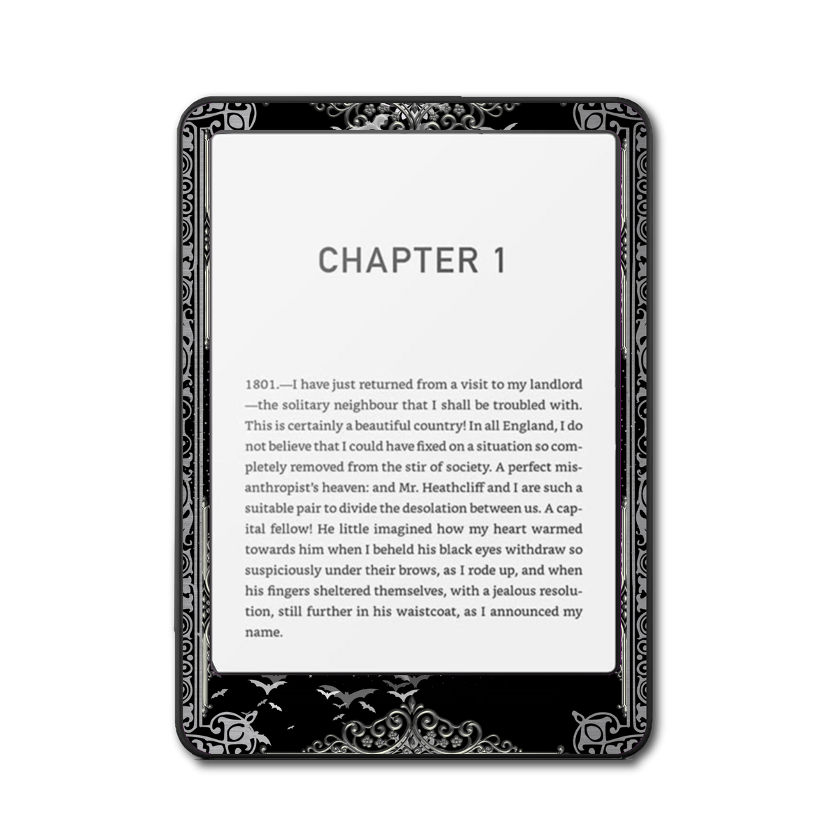 Onyx Tale Was Told Kindle, Kobo and ColorSoft skin front view