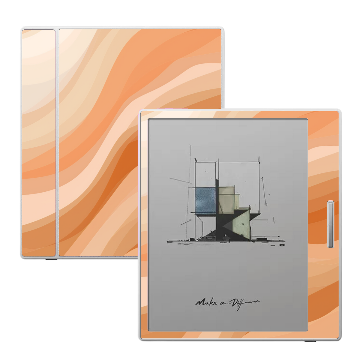 Peach Glow skin for Boox Go Color 7 and Boox Palma e-readers