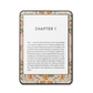 Peace Reigned Over All Kindle Skin | Art Nouveau Floral Sticker