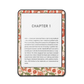 Petal Parade Kindle and Kobo e-reader skin front mockup