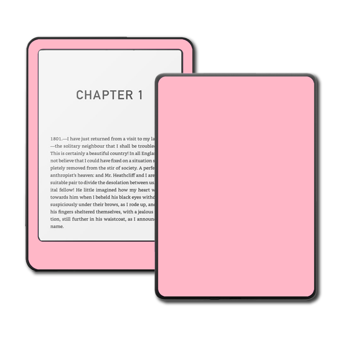 Pink Pastel Kindle, Kobo and ColorSoft e-reader skin - main view