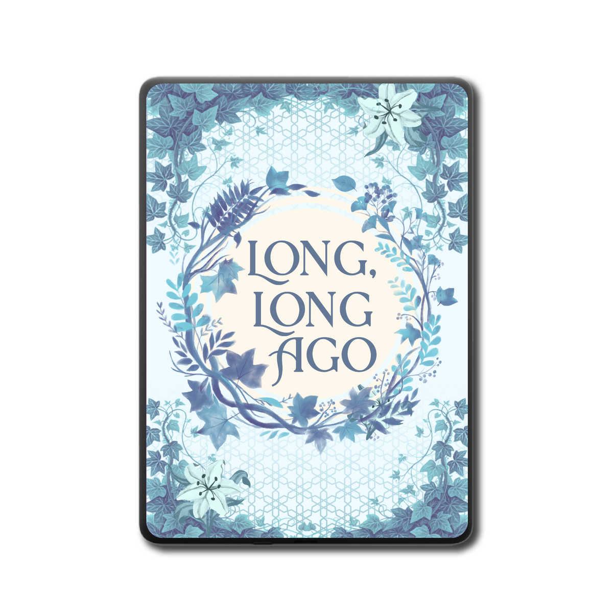 Powder Long Ago Kindle, Kobo and ColorSoft skin back view