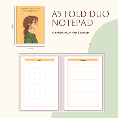 Notepad - Fold Duo Planner - Proverbs Collection