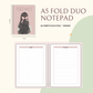 Notepad - Fold Duo Planner - Proverbs Collection