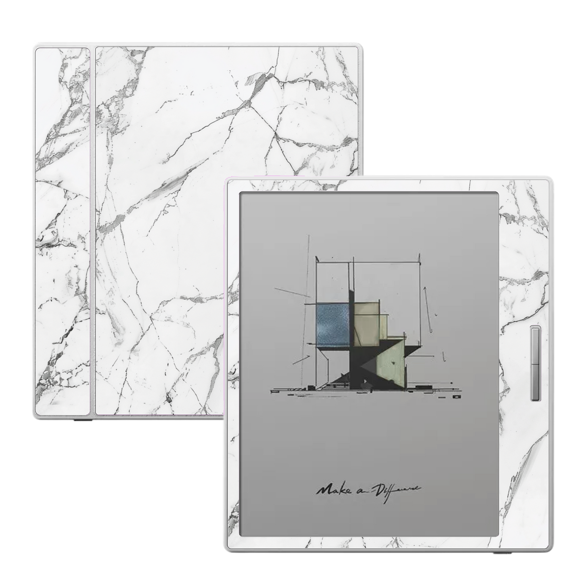 Pure Carrara skin for Boox Go Color 7 and Boox Palma e-readers