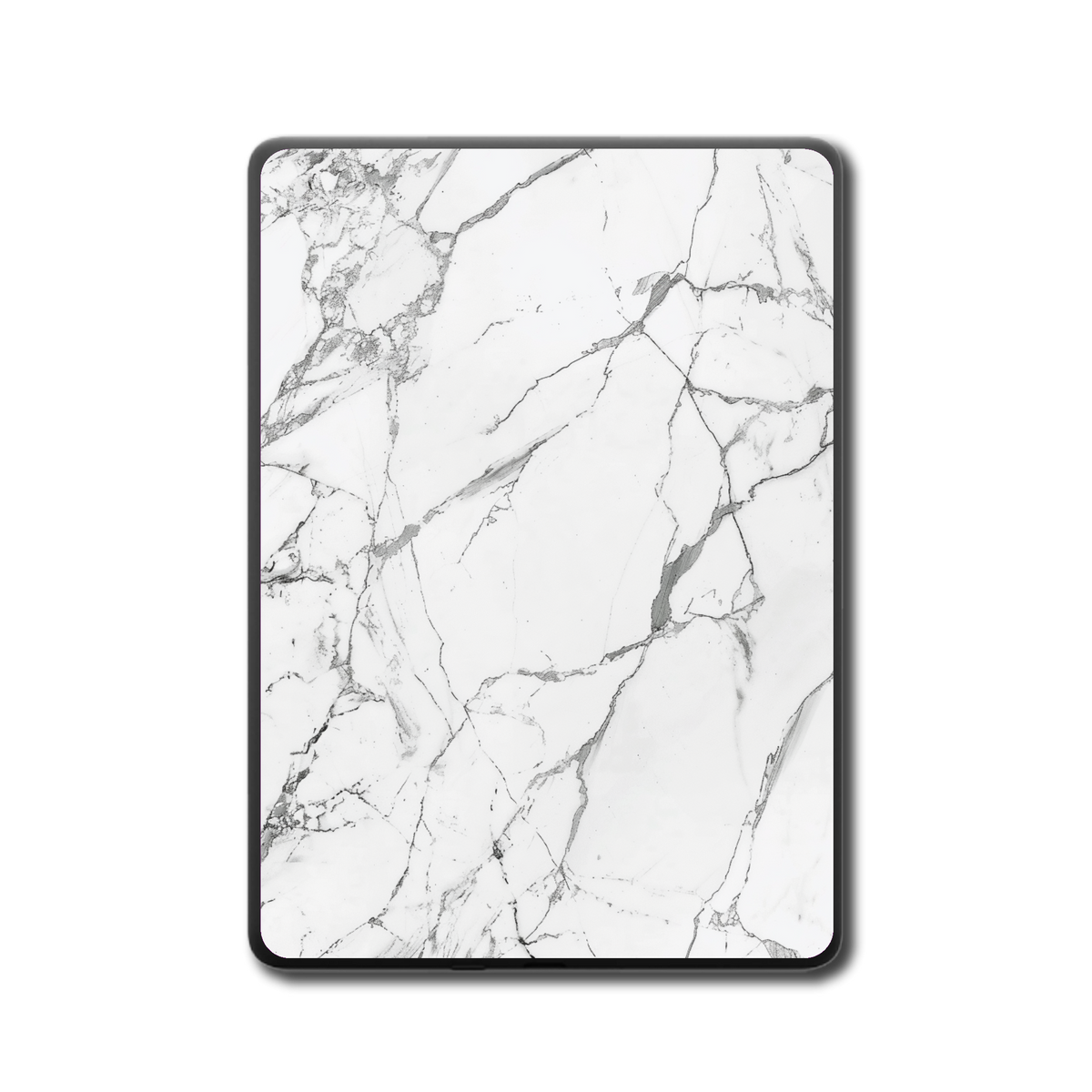 Pure Carrara Kindle and Kobo e-reader skin back view
