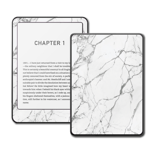 Kindle, Kobo & ColorSoft Skin - Pure Carrara