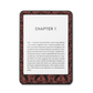 Raven Bloom Kindle, Kobo and ColorSoft e-reader skin - front view