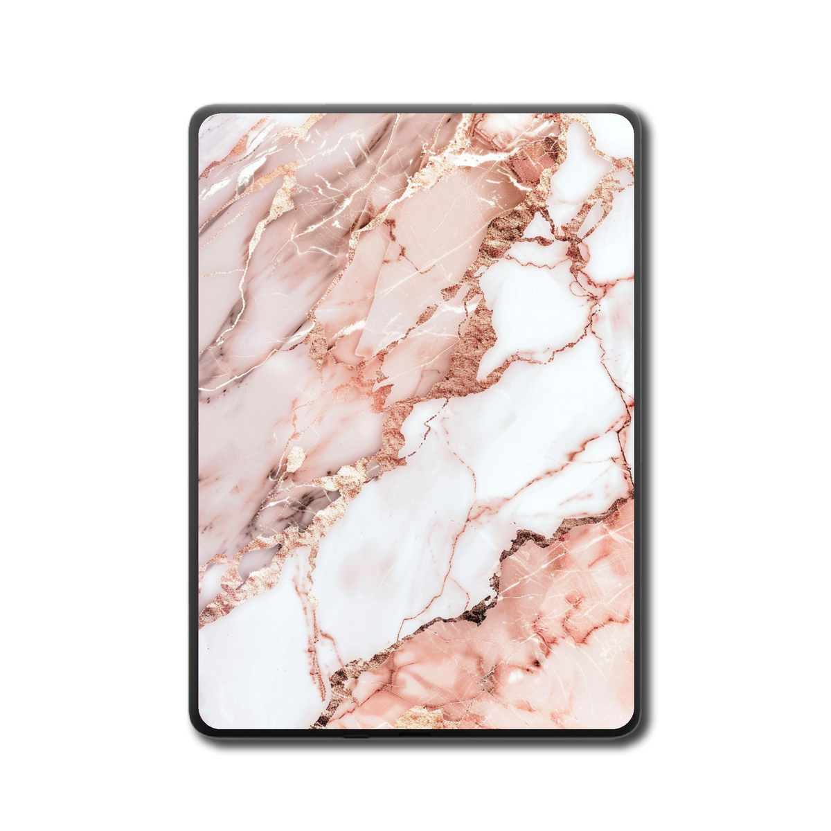 Rose Quartz Kindle and Kobo e-reader skin back view