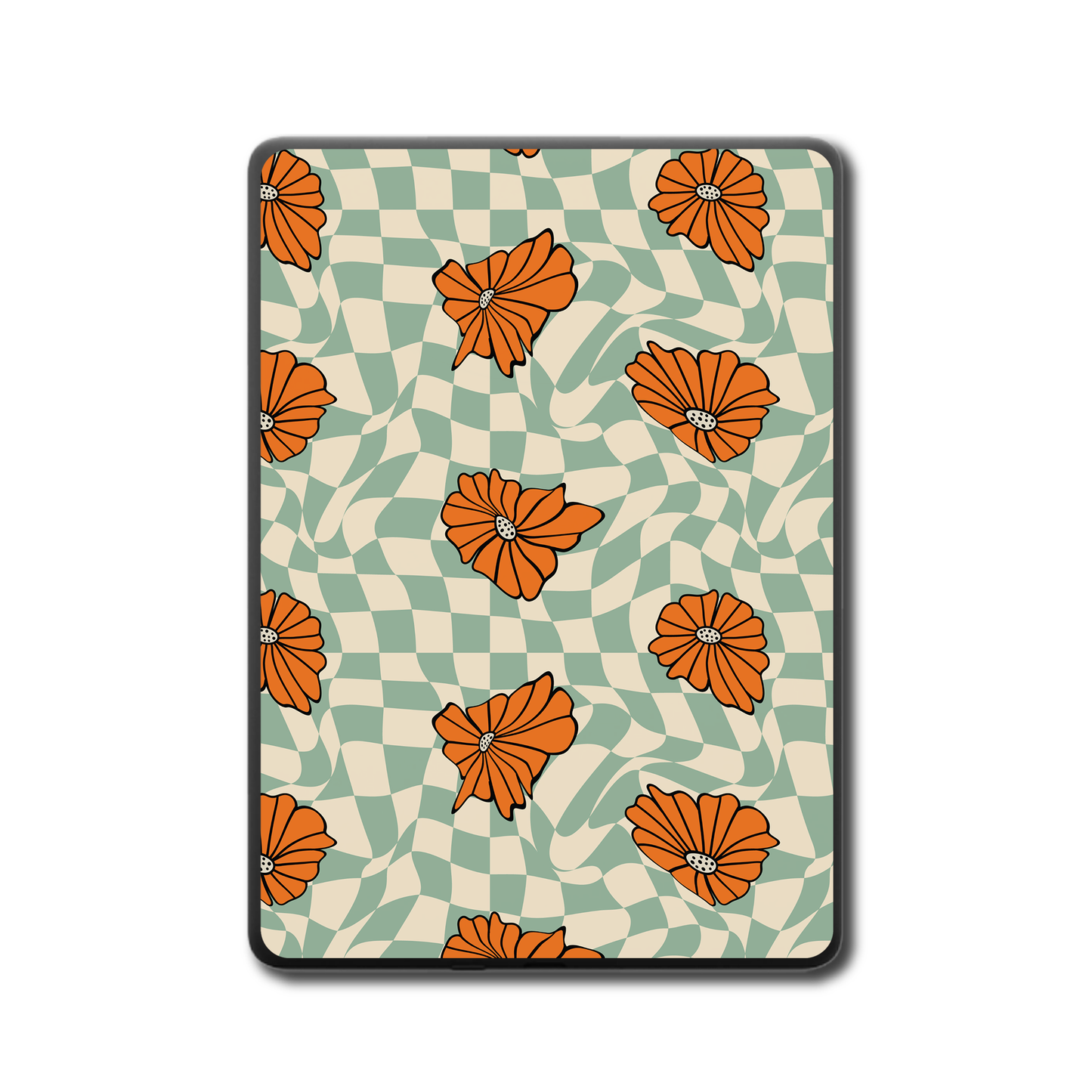 Kindle & Kobo Skin - Sage Check