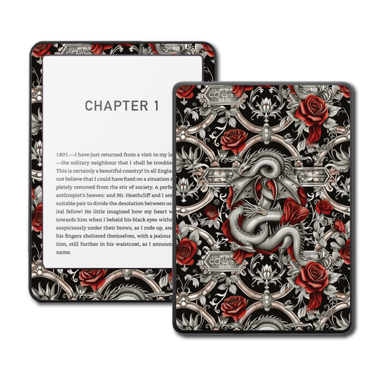Kindle, Kobo & ColorSoft Skin - Serpent Rose