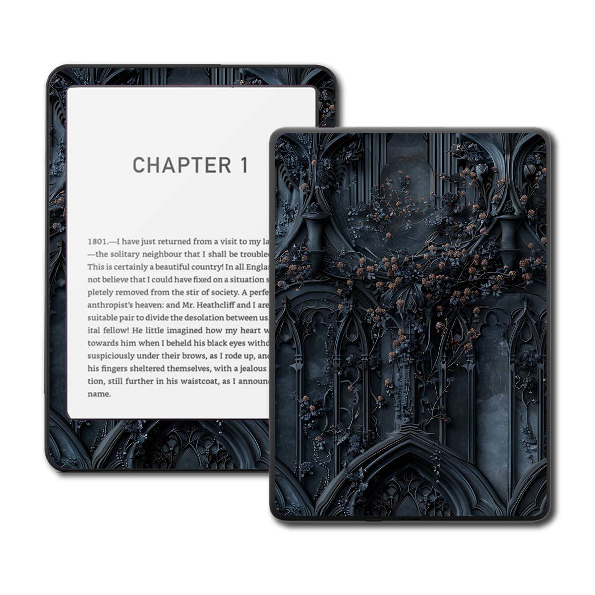 Shadow Veins Kindle and Kobo e-reader skin mockup