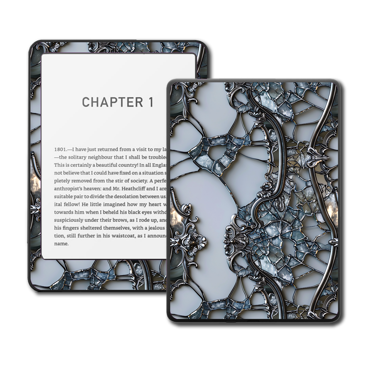 Shattered Spell Kindle and Kobo e-reader skin mockup
