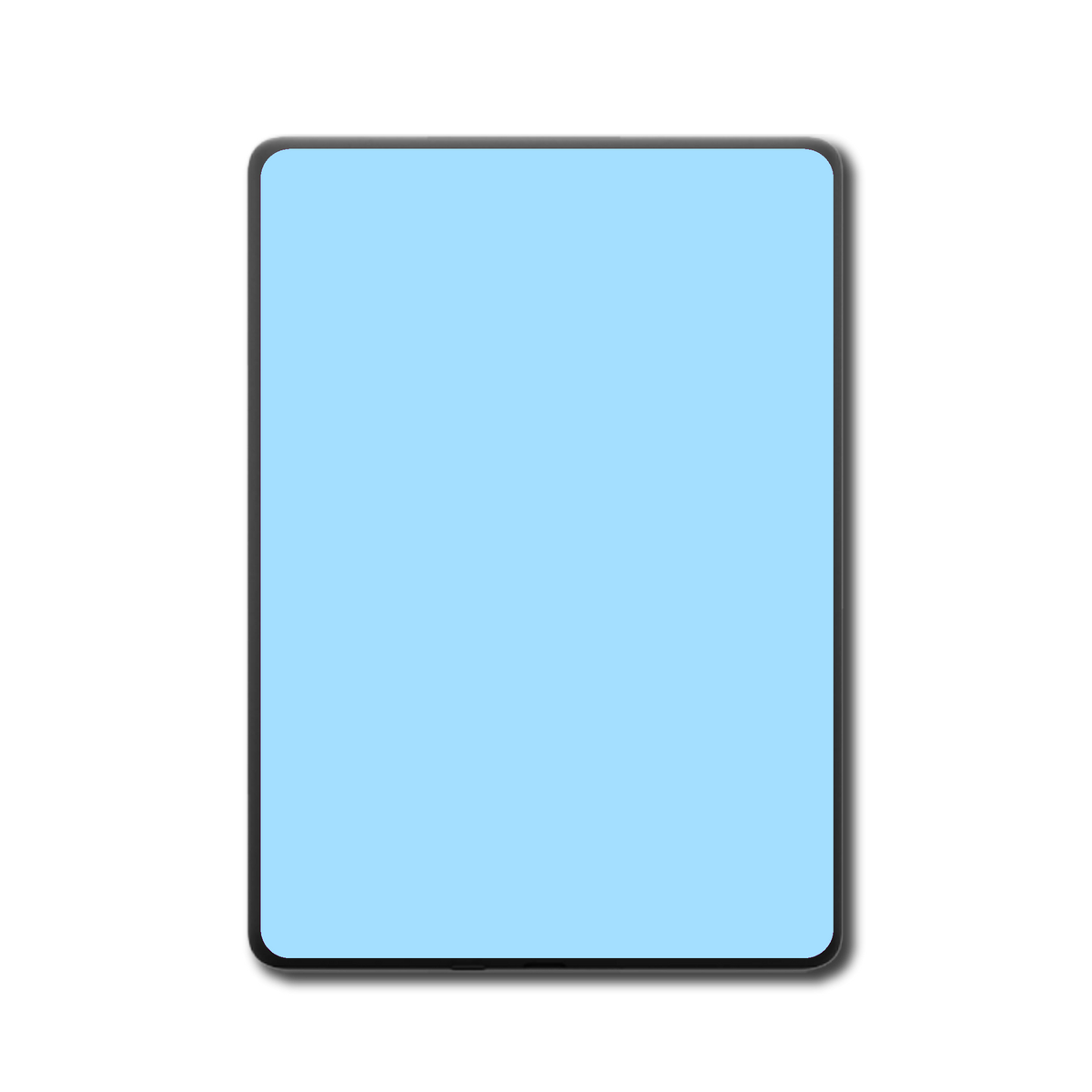 Sky Mist Kindle, Kobo and ColorSoft e-reader skin - back view