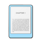 Sky Mist Kindle, Kobo and ColorSoft e-reader skin - front view